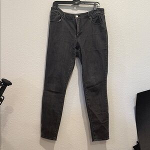 LOFT Women's Dark Gray Skinny Jeans